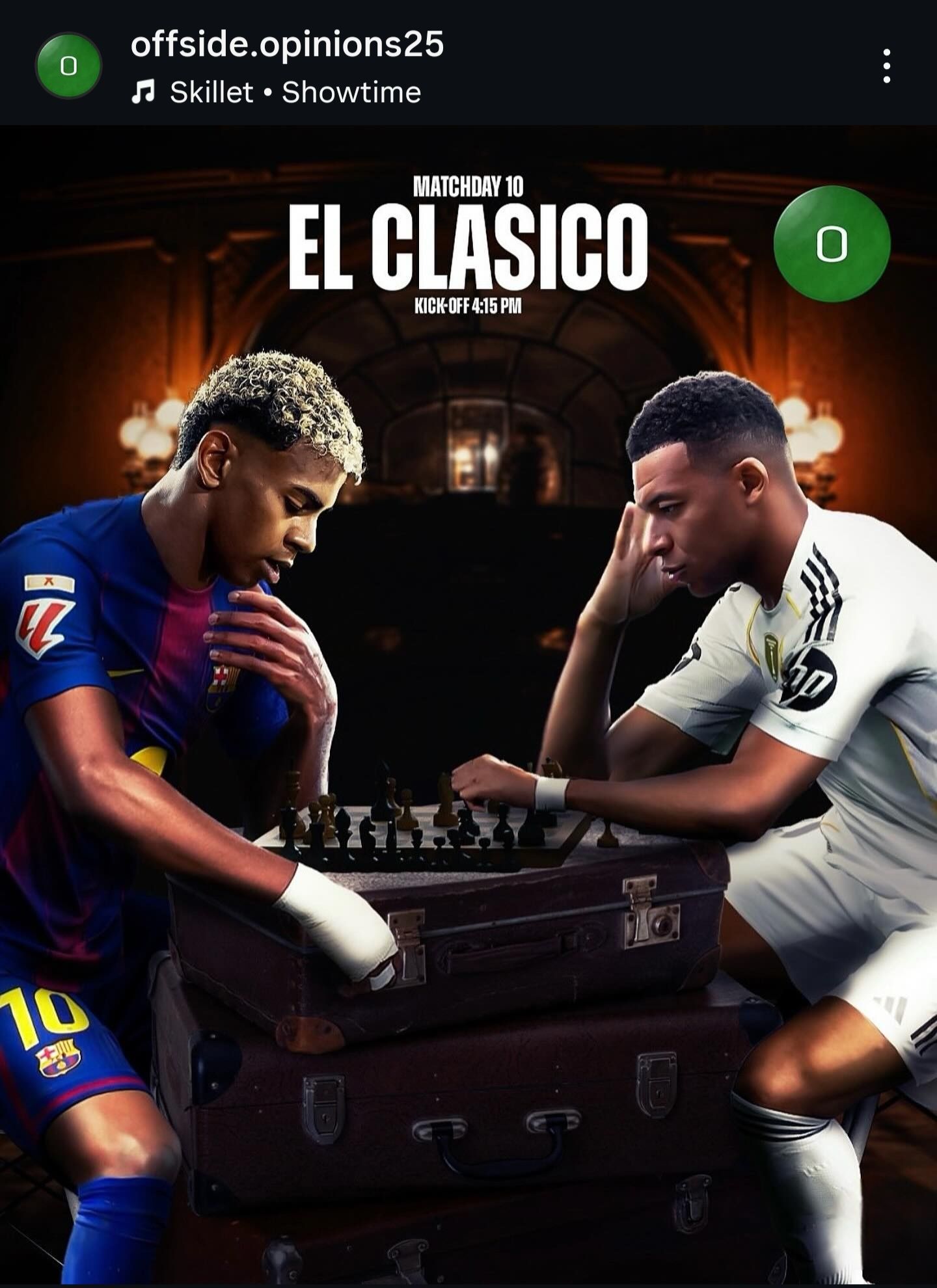 El Clásico showdown between Real Madrid and Barcelona